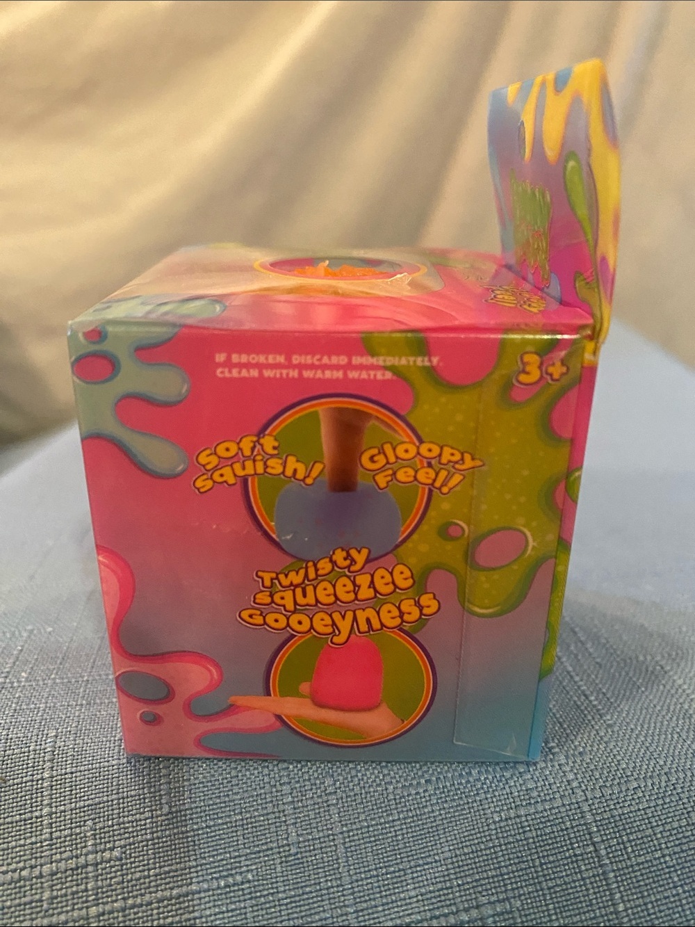 Orange gummy gumdrop mini squishy - Picture 4 of 5